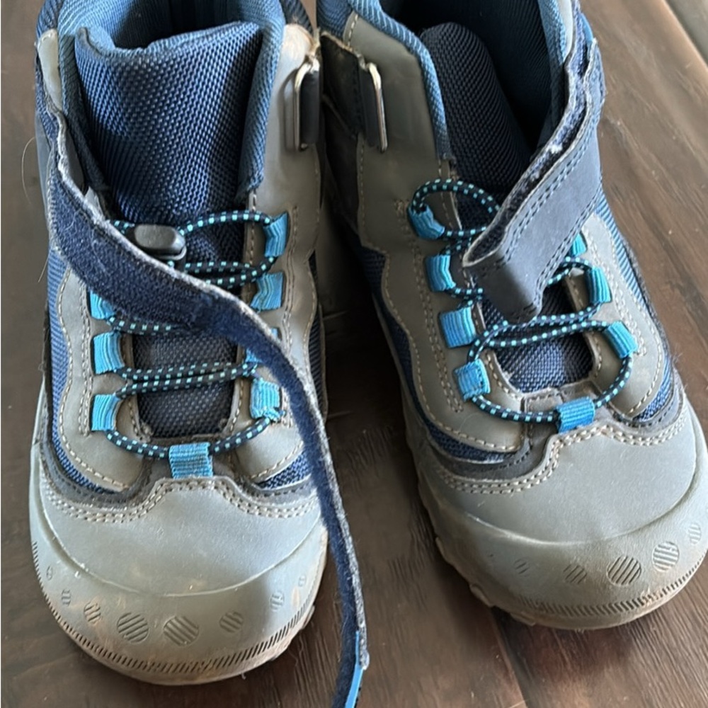 Mishansha Kids' Blue and Gray Adventure Boots